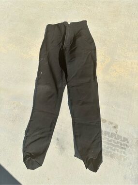Vintage 90s Fera Skiwear Women’s Stretch Wool Blend Ski Pants Black